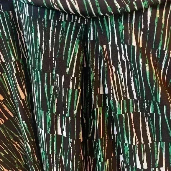 HUGO BOSS A Line Green/Black/White Dress - Picture 15 of 15